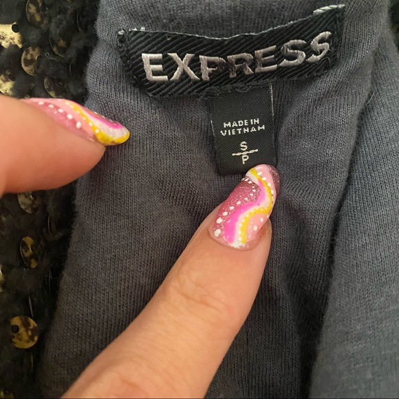 5/25$ Express sequin cardigan - Picture 8 of 9